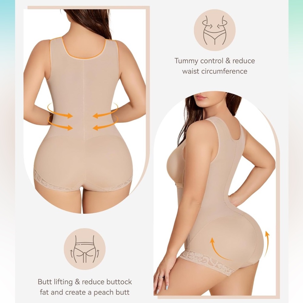 M MYODRESS Fajas Colombianas Tummy Tuck Compression Garment for Women Waist - Picture 3 of 6